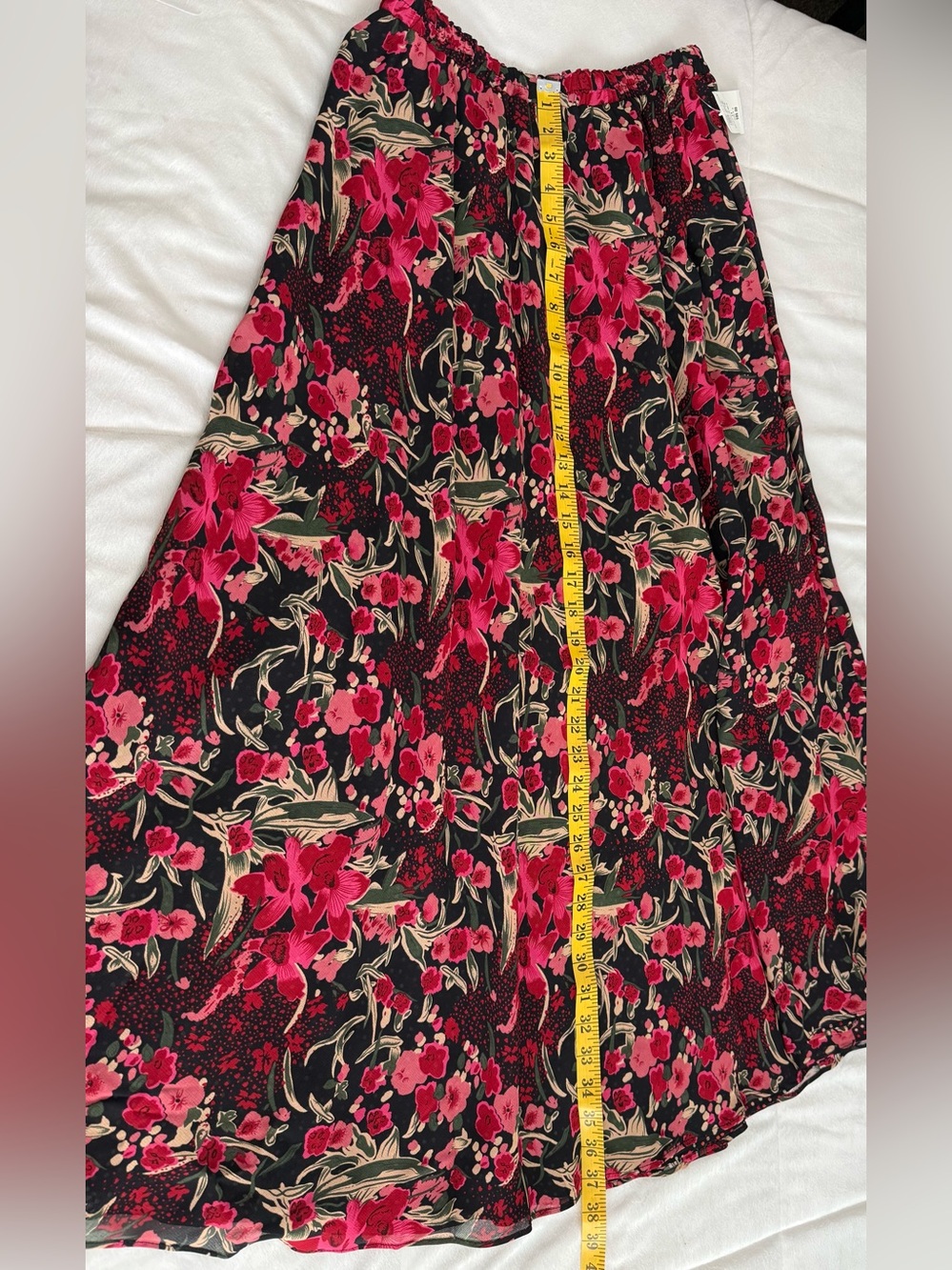 Coldwater Creek Reversible Floral Maxi Skirt NWT Boho Cottagecore Medium - Picture 6 of 8